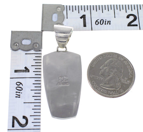 Sterling Silver Southwest Multicolor Pendant MX64813
