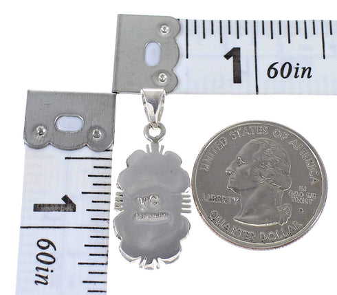 Sterling Silver Multicolor Southwest Jewelry Pendant MX64885