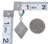 Southwest Jewelry Sterling Silver Multicolor Pendant MX64886