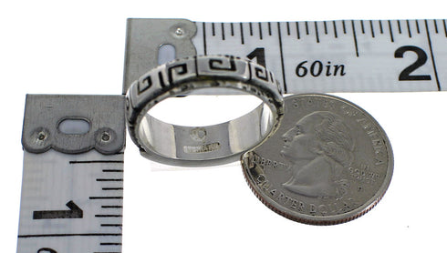 Sterling Silver Water Wave Multicolor Ring Size 6-1/4 YX75538