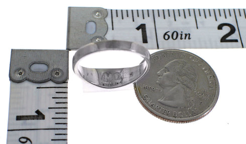 Southwestern Multicolor Inlay Silver Ring Size 7-1/4 QX77920