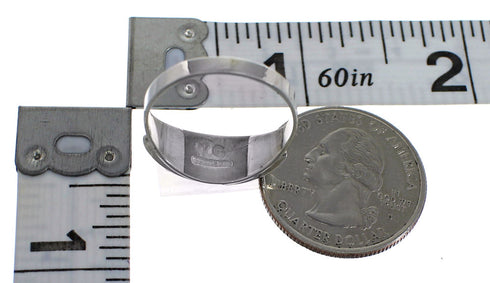 Multicolor Inlay Southwestern Genuine Sterling Silver Ring Size 6 QX78062