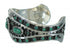 Turquoise Genuine Sterling Silver Southwest Sturdy Cuff Bracelet RX78353