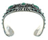 Turquoise Genuine Sterling Silver Southwest Sturdy Cuff Bracelet RX78353