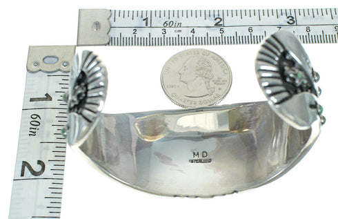 Genuine Sterling Silver Turquoise Cuff Bracelet RX78362