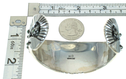 Turquoise Sterling Silver Southwestern Cuff Bracelet RX78366