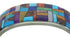 Silver Multicolor Inlay Southwest Cuff Bracelet AX78073