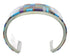 Silver Multicolor Inlay Southwest Cuff Bracelet AX78073