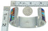 Silver Multicolor Inlay Southwest Cuff Bracelet AX78073