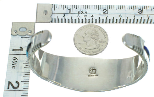 Silver Southwestern Multicolor Cuff Bracelet AX78100