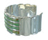 Turquoise Inlay Southwest Sterling Silver Cuff Bracelet AX77967
