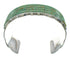 Turquoise Inlay Southwest Sterling Silver Cuff Bracelet AX77967