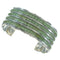 Turquoise Inlay Southwestern Sterling Silver Cuff Bracelet AX77970