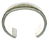 Turquoise Inlay Sterling Silver Southwestern Cuff Bracelet AX77995