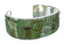 Turquoise Inlay Silver Southwest Cuff Bracelet AX77998