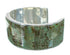 Turquoise Inlay Silver Southwest Cuff Bracelet AX77998