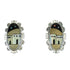 Native American Village Design Multicolor Sterling Silver Post Earrings AX81238