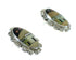 Native American Village Design Multicolor Sterling Silver Post Earrings AX81238