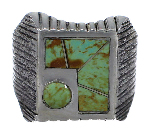 Southwest Turquoise And Sterling Silver Ring Size 5-1/4 WX80853