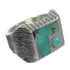 Turquoise And Silver Southwestern Ring Size 5-1/4 WX80933