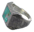 Turquoise And Silver Southwestern Ring Size 5-1/4 WX80933