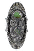 Sterling Silver Southwestern Turquoise Butterfly Bear Ring Size 6 WX81037