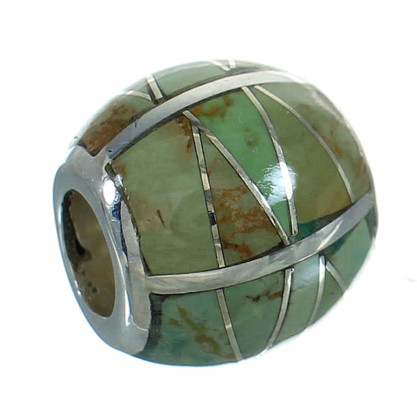 Authentic Sterling Silver Turquoise Bead Pendant RX65830