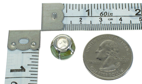 Authentic Sterling Silver Turquoise Bead Pendant RX65830