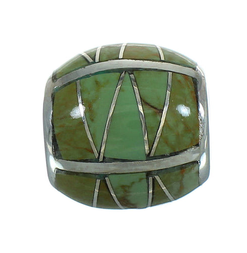 Southwest Sterling Silver And Turquoise Bead Pendant RX65832