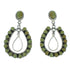 Turquoise Genuine Sterling Silver Post Dangle Earrings AX66755