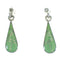 Silver Southwestern Turquoise Post Dangle Tear Drop Earrings AX67627