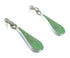 Silver Southwestern Turquoise Post Dangle Tear Drop Earrings AX67627