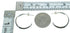 Southwest Jet Inlay And Sterling Silver Post Hoop Earrings WX66595
