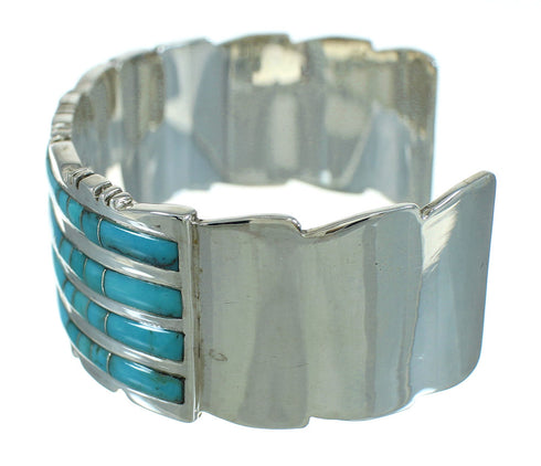 Southwest Turquoise Sterling Silver Cuff Bracelet AX78158