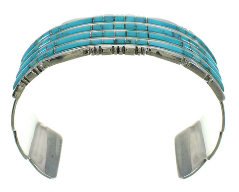Southwest Turquoise Sterling Silver Cuff Bracelet AX78158