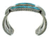 Turquoise Inlay Silver Jewelry Cuff Bracelet AX78227