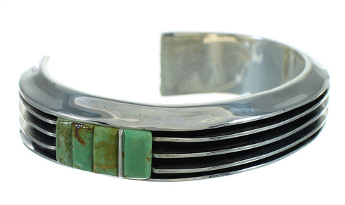 Turquoise Sterling Silver Southwestern Cuff Bracelet AX78276
