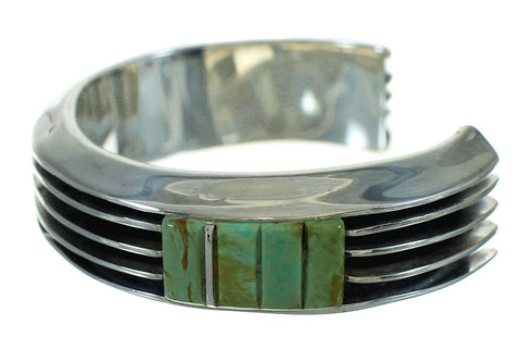 Turquoise Sterling Silver Southwestern Cuff Bracelet AX78276