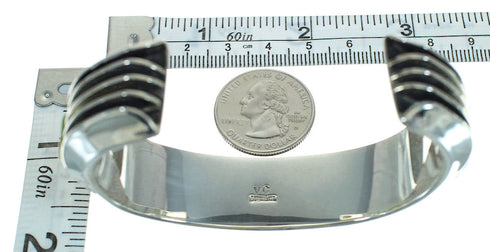 Turquoise Sterling Silver Southwestern Cuff Bracelet AX78276