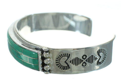 Turquoise Southwestern Sterling Silver Cuff Bracelet AX78284