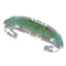 Turquoise Inlay Authentic Sterling Silver Southwestern Cuff Bracelet AX78293