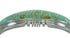 Turquoise Inlay Authentic Sterling Silver Southwestern Cuff Bracelet AX78293