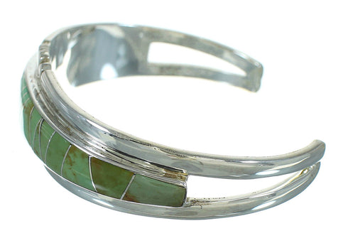 Southwestern Turquoise Silver Cuff Bracelet AX78300