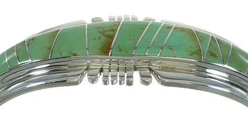 Southwestern Turquoise Silver Cuff Bracelet AX78300