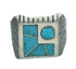 Southwest Turquoise And Sterling Silver Jewelry Ring Size 5-3/4 YX69017