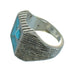 Southwest Turquoise And Sterling Silver Jewelry Ring Size 5-3/4 YX69017