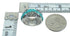 Genuine Sterling Silver Turquoise Water Wave Ring Size 6-1/4 RX68981