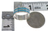 Genuine Sterling Silver Southwest Turquoise Inlay Ring Size 6-3/4 QX69053
