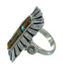 Silver And Multicolor Southwest Ring Size 8 YX75276