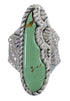 Silver Southwest Turquoise Jewelry Ring Size 6-3/4 QX74909
